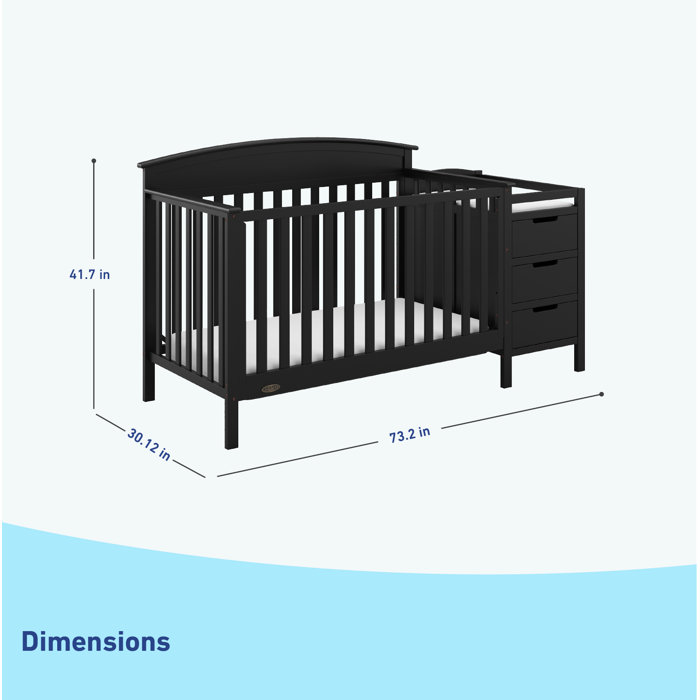 Graco Benton 4in1 Convertible Crib and Changer & Reviews Wayfair